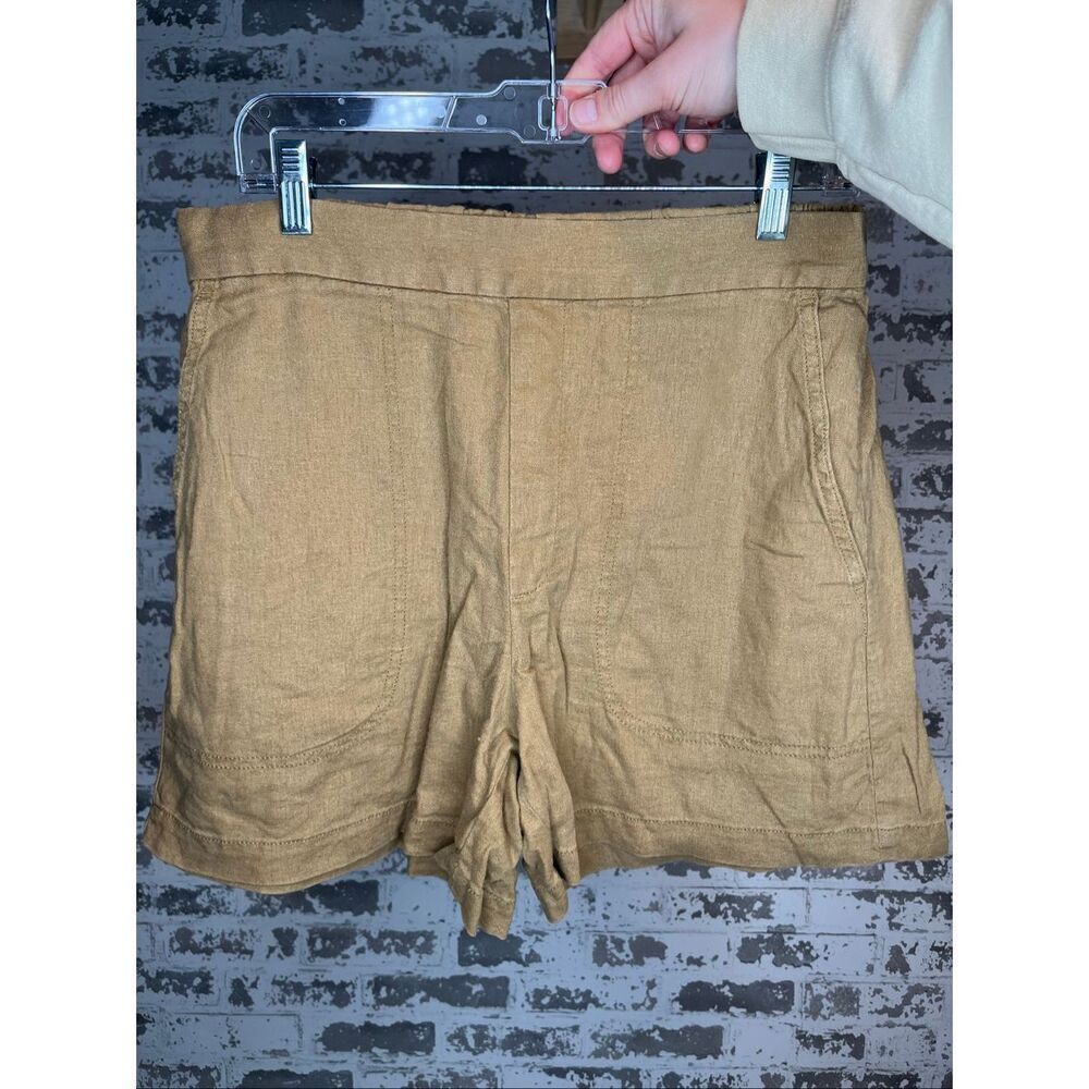 Banana republic | women tan linen blend shorts